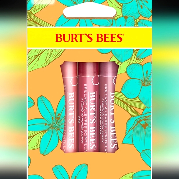 Burts Bees Other - NIB 🐝 Burts Bees Lip Shimmer 🐝  with peppermint oil,  3 pack 💄💄💄